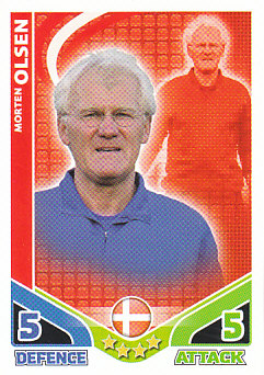 Morten Olsen Denmark 2010 World Cup Match Attax Managers #285